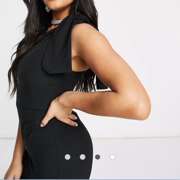 Vesper Emmeline Rose Bow Detail Maxi Dress - Picture 2 of 4